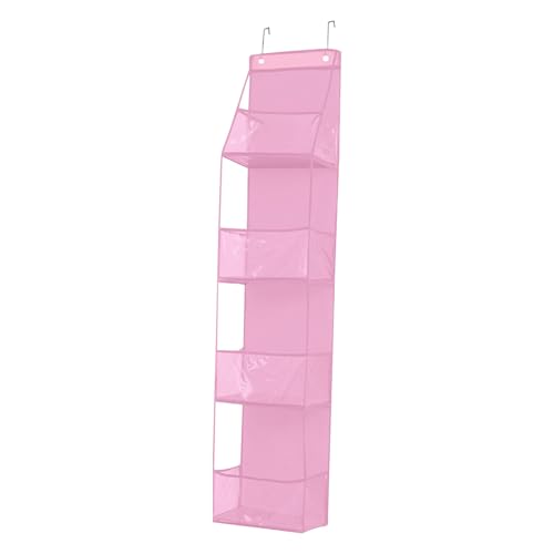 Fycakly Hängender Organizer für die Aufbewahrung von Heimtextilien an der Tür mit Mehreren Taschen für Zimmerkleidung, langlebiges Design aus Vliesstoff Aufbewahrung BettwäSche von Fycakly