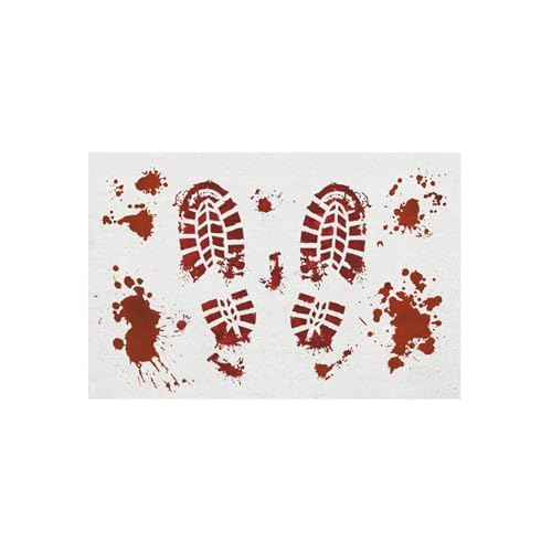 Fycakly Halloween Geist Halloween-Fußmatte, gruseliger Eingangsteppich, saisonale Willkommensmatte für die Haustür, für drinnen und draußen, Party-Dekoration Zuhause Fycakly Halloween Geist Halloween-Fußmatte, gruseliger Eingangsteppich, saisonale Willkommensmatte für die Haustür, für drinnen und draußen, Party-Dekoration Zuhause von Fycakly