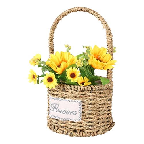 Fycakly Handgemachte Wicker Woven Lagerung Rattan Woven Hand Gehalten Blume Haushalt Obst Snack Und Sonstiges Lagerung Picknick Stroh Dekorative Aufbewahrung Unterm Bett Fycakly Handgemachte Wicker Woven Lagerung Rattan Woven Hand Gehalten Blume Haushalt Obst Snack Und Sonstiges Lagerung Picknick Stroh Dekorative Aufbewahrung Unterm Bett von Fycakly