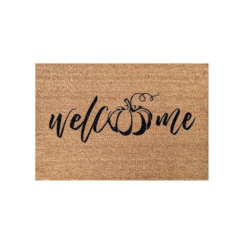 Fycakly Helloween Deko Halloween Tür-Willkommensteppich, wasserabsorbierender Verschleißteppich, Tür-Willkommensteppich für drinnen und draußen Fycakly Helloween Deko Halloween Tür-Willkommensteppich, wasserabsorbierender Verschleißteppich, Tür-Willkommensteppich für drinnen und draußen von Fycakly