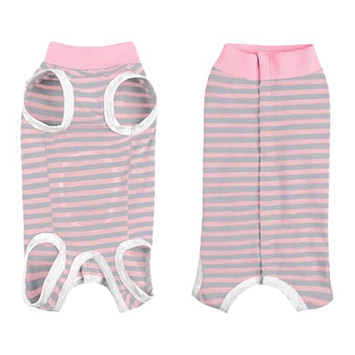 Fycakly Hundekleider Hunde-Erholungsanzug mit Pinkelloch für kleine und mittelgroße Hunde und Katzen, Schutzanzug für Kastration und Sterilisation, Alternative zum E-Halsband, bequemer (XS) von Fycakly