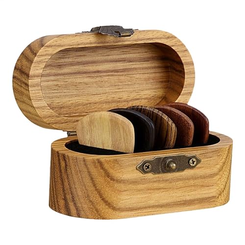 Fycakly Pickhalter Schmuck Ovaler Schmuck-Organizer Aus Holz Tragbarer Pick Multifunktionale Heimdekoration Für Frisiertischschrank-Attribut ​​Bügelplatz Organizer​​ (Coffee, 8X4CM) von Fycakly