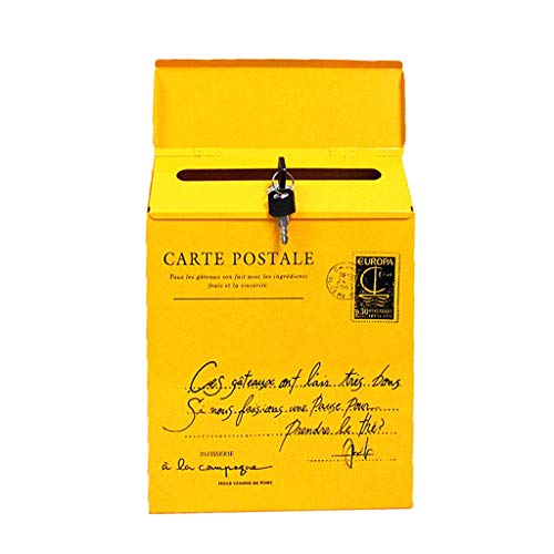 Fycakly Retro Wandhalterung Briefkasten Mail Postbrief Zeitungsbox Wasserdicht Bettwäsche Organizer von Fycakly