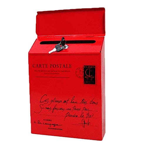 Fycakly Retro Wandhalterung Briefkasten Mail Postbrief Zeitungsbox Wasserdicht Bettwäsche Organizer von Fycakly