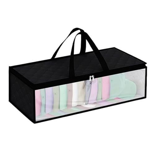 Fycakly Tragbarer Schrank-Organizer, handliche Hängeaufbewahrungstasche für Hüte, BHS und mehr, faltbar und sichtbar Unter Bett Aufbewahrungskisten Fycakly Tragbarer Schrank-Organizer, handliche Hängeaufbewahrungstasche für Hüte, BHS und mehr, faltbar und sichtbar Unter Bett Aufbewahrungskisten von Fycakly