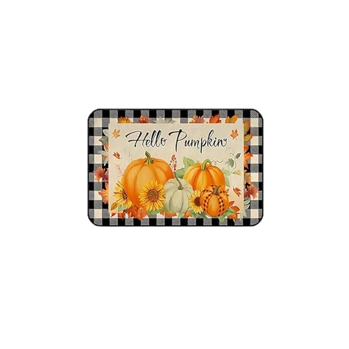 Geister Deko Halloween-Küchenmatte mit Herbst- und Erntedankfest-Ornamenten, Kürbis- und Ahornmotiv, maschinenwaschbare Fußmatte aus Polyester, ideal für Zusammenkünfte zu Hause an Feiertagen. Geister Deko Halloween-Küchenmatte mit Herbst- und Erntedankfest-Ornamenten, Kürbis- und Ahornmotiv, maschinenwaschbare Fußmatte aus Polyester, ideal für Zusammenkünfte zu Hause an Feiertagen. von Fycakly