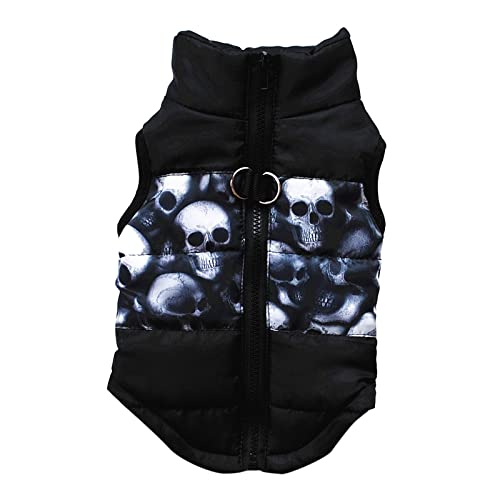 Halloween Hausiter Kostüm Baumwollkostüm für Halloween Haustierkleidung Hundekleidung - Winterkleidung Haustierkleidung Weihnachten Prinzessin Tweeds (Black, M) von Fycakly