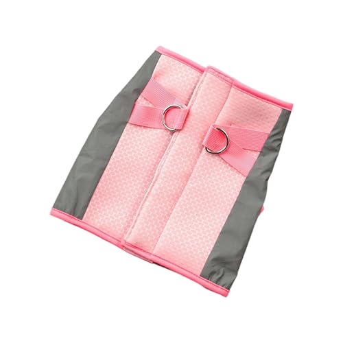 Fycakly Haustierweste für Hunde, atmungsaktive Mesh-Hundekleidung, Sommer, Outdoor, Indoor, leicht, bequem, Haustierbekleidung Hund Sommer (E, 27x30x1cm) von Fycakly