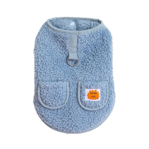 Hunde Klamotten Hundepullover sind für kleine Hunde und Welpen geeignet. Winterpullover werden mit einem Kordelzug geliefert. Weiche und warme Wollweste, Jacke, Haustierkleidung für (F, One Size) von Fycakly