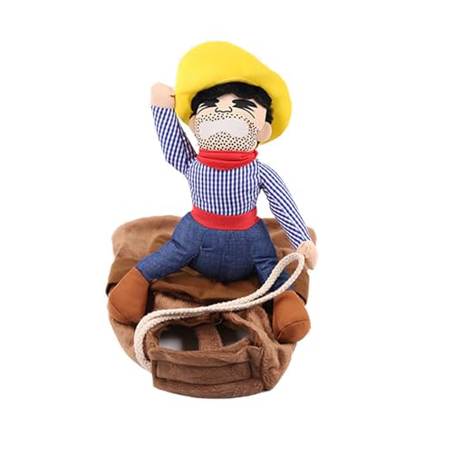 Fycakly Hunde Klamotten Themenbezogene Haustierbekleidung Elegante Kostüme für Hunde und Katzen, inklusive Größen, unterstreichen den Abenteuerstil Ihres Haustiers (Sky Blue, S) von Fycakly