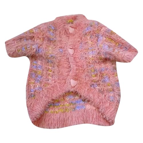 Hundekleidung Kleine Hunde 2-teiliger Strickpullover mit Regenbogen-Katzenmotiv und Ärmeln, süßer Rollkragenpullover, Strickwaren für Haustiere, warmes Sweatshirt für Hauskatzen und kleine Hunde (XXL) Hundekleidung Kleine Hunde 2-teiliger Strickpullover mit Regenbogen-Katzenmotiv und Ärmeln, süßer Rollkragenpullover, Strickwaren für Haustiere, warmes Sweatshirt für Hauskatzen und kleine Hunde (XXL) von Fycakly