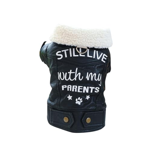 Fycakly Hundekleidung Kleine Hunde Haustier-Kreis-Kleidung für Hunde Katzen, Dicker, Dicker, gepolsterter Mantel, guter, (B, S) von Fycakly