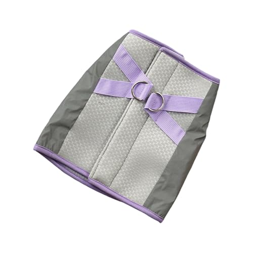 Fycakly Hundeweste Atmungsaktive Mesh-Haustierkleidung Für Hunde Sommer Outdoor Indoor Bequeme Leichte Hundebekleidung Hundekleid (F, 35x30x1cm) von Fycakly