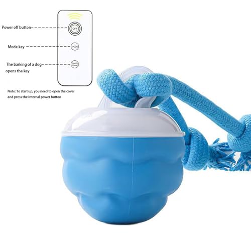 Kauspielzeug Welpen Haustierspielzeug Springendes Hundespielzeug Beißendes Hundespielzeug Selbstunterhaltendes und langweiliges Haustierspielzeug für Katzen und Hunde (Blue, 7.5cm) von Fycakly