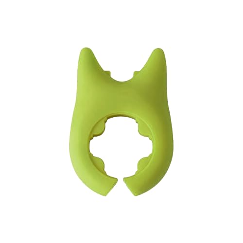 Kreativ geformter Spatelhalter mit Deckel Löffelhalter, multifunktionaler Silikon-Spatelhalter zum Kochen im Topf gourmet Geschirr (Green, One Size) von Fycakly
