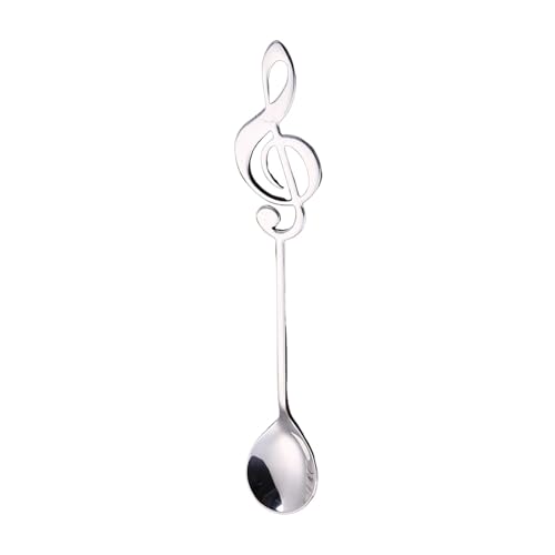 Musiklöffel eignen sich für Musikliebhaber als Geschenk. Kaffeelöffel-Sets eignen sich für Kaffeeliebhaber als Geburtstagsgeschenk. Musiklöffel aus Edelstahl modernes (A, One Size) von Fycakly