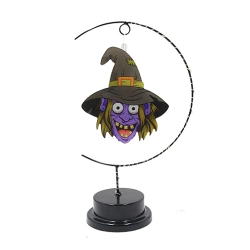 Outdoor Halloween Dekorationen Halloween Form Lampe Led Kupfer Draht Lampe Festival Party Atmosphäre Dekorative Lampe (B, 28.5x16x9.5CM) von Fycakly