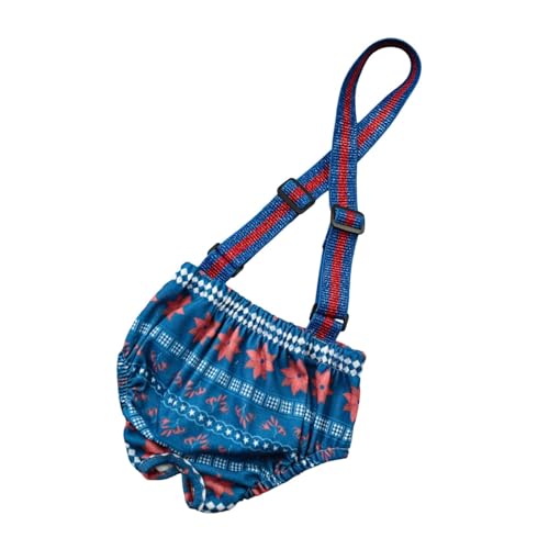 Fycakly Shirts für Hunde Hundegeschirr Haustierkleidung Wiederverwendbare waschbare atmungsaktive Bequeme Hundehosen für Hündinnen weichem Polyestergewebe (D, 如图所示) von Fycakly