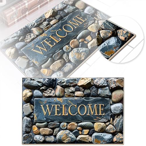 Teppich Oval Fußmatten-Set mit 3D-Blumendruck, moderner Badvorleger und Eingangsteppich mit hoher Saugfähigkeit, maschinenwaschbar, Bodenmatte für Badezimmer, Haustür, Innenbereich, trendige (A, 60cm) Teppich Oval Fußmatten-Set mit 3D-Blumendruck, moderner Badvorleger und Eingangsteppich mit hoher Saugfähigkeit, maschinenwaschbar, Bodenmatte für Badezimmer, Haustür, Innenbereich, trendige (A, 60cm) von Fycakly