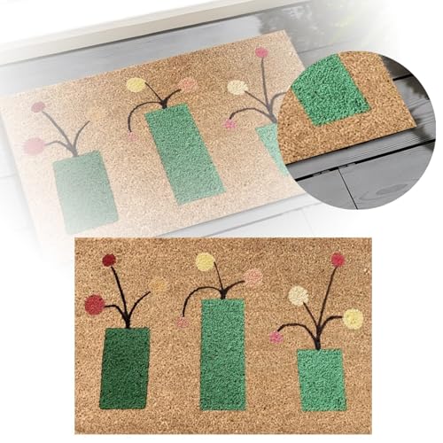 The Carpet Teppich rutschfeste Badezimmermatte Kristallsamt mit Cartoon-Tier-Design, super saugfähig, maschinenwaschbar, Fußmatte für den Eingangsbereich im Innenbereich (B, 60cm) von Fycakly