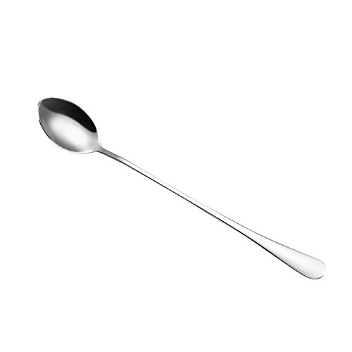 Werkzeuge Löffel Löffel Küche Kaffeetrinken Gadget Buntes langes Besteck Küche, Esszimmer & Bar gedeck servieren (L, One Size) von Fycakly