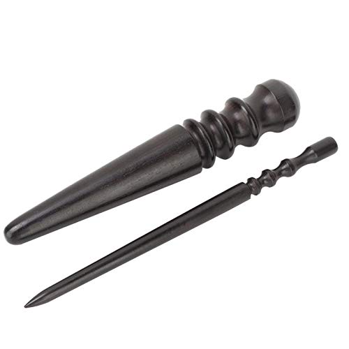 2Pcs Holz Leder Burnisher Tool für Black Wood Edge Slicker Leder Craft Tool Poliertes Schleifwerkzeug 2Pcs Holz Leder Burnisher Tool für Black Wood Edge Slicker Leder Craft Tool Poliertes Schleifwerkzeug von Fydun