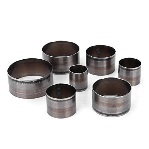 7 teiliges Leder Handwerkzeug Schneidwerkzeug Loch Hohlrundstempel für die Lederbehandlung, 20/25/30/35/40/45/50 mm 7 teiliges Leder Handwerkzeug Schneidwerkzeug Loch Hohlrundstempel für die Lederbehandlung, 20/25/30/35/40/45/50 mm von Fydun