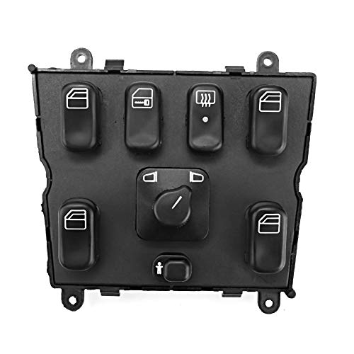 Auto Haupt Fensterschalter, Fydun Fensterheber Power Window Master Switch A1638206610 Druckknopf Schalter für W163 ML320 Auto Haupt Fensterschalter, Fydun Fensterheber Power Window Master Switch A1638206610 Druckknopf Schalter für W163 ML320 von Fydun