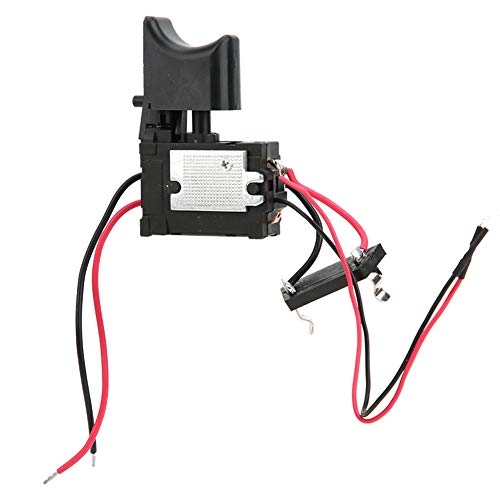 Elektrischer Bohrer Schalter, Fydun 7,2 V - 24 V Lithium Batterie Bohrschrauber Trigger Switch Drill Speed Control Auslöseschalter mit kleinem Licht von Fydun