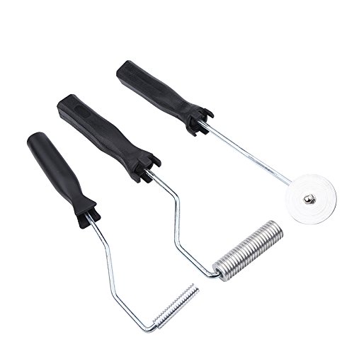 Fiberglas-Rollenwerkzeug-Set, 3 Stück/Set Aluminiumlegierung Fiberglas-Blasen-Paddel-Werkzeug Laminierwalzen-Kit für die Reparatur von Badewannen-Badewannenbooten von Fydun