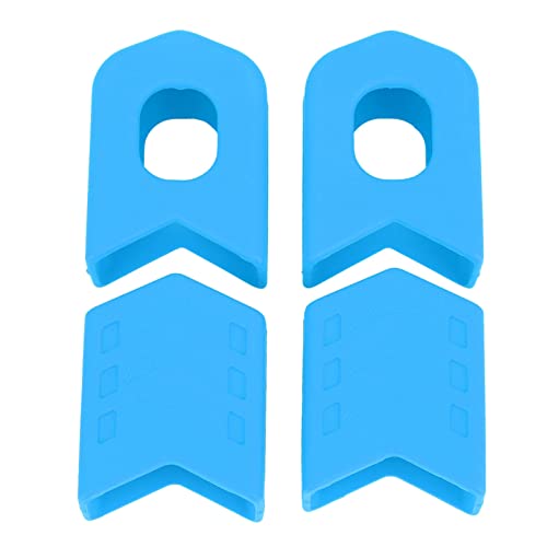 Fydun 1 Paar Silikon -Ycle -Kurbelschutzhülle Armschutzbike Accessoire (Blue) von Fydun