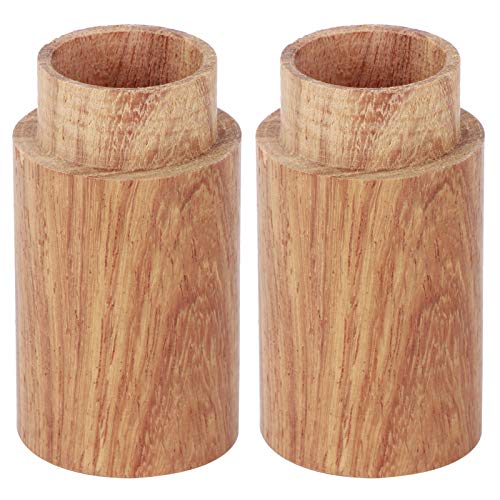 Fydun 10 Stück Zylinder aus Holz für ätherische Öle, Aufbewahrungsbehälter für Flaschen, Reisen, Tragetasche, 2,5 cm Außendurchmesser, 10 Stück Zylinder aus Holz für ätherische Öle für von Fydun