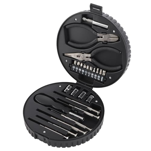 Fydun 25 Pcs Mini -Werkzeugkit Reifenförmige Speicherbox Home Wartung Kleine Zangen Set Set von Fydun