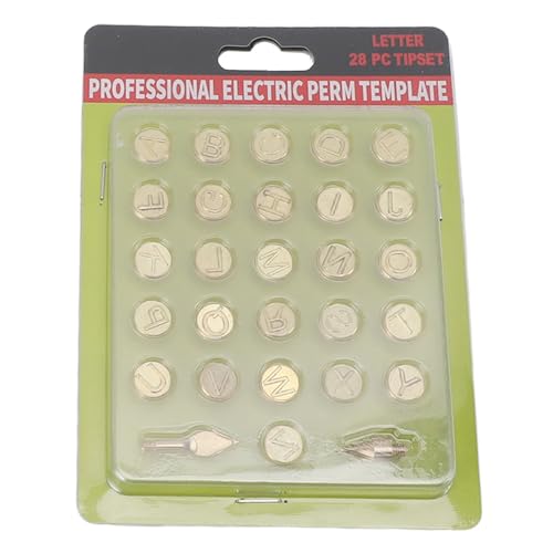 Fydun 26 Buchstaben Messing Alphabet Tipp Set Premium Holz -Lederpapier -Branding Accessoires für Ization von Fydun