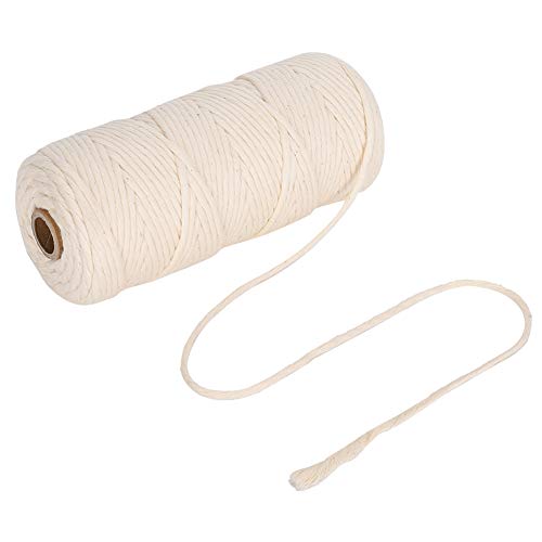 Fydun 2Pcs Webfaden Webstuhl Kettfaden 8/4 Kettfaden Perfekt zum Weben: Teppich, Wandteppich, Teppich, Decke oder Muster (Creme) von Fydun