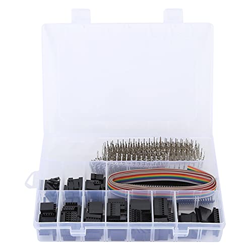 Fydun 666pcs Pin -Stecker Messing Messing -Beschichtung Crimp Adapter ATX PCIE Serial ATA Power Pins Kit von Fydun