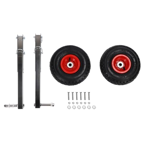 Fydun Aufblasbares Boots -Starträder Robustes Dolly -Kit für Dinghies Segelboote Edelstahl Gummi von Fydun