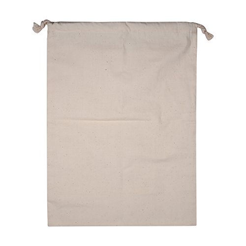 Fydun Baumwoll-und Leinen-Drawstring-Geschirr-Taschen-Haushalts-normaler Baumwoll-Drawstring-Speicher-Wäscherei-Sack-Material-Beutel(30 * 40cm) von Fydun