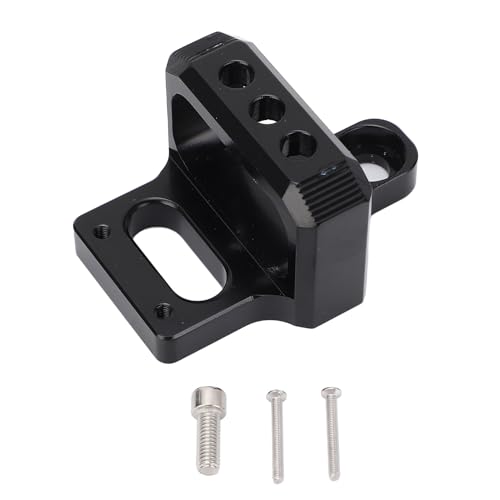 Fydun Boost Controller Magnetventil -Halterungshalterung Aluminiumlegierung für 3 Hafen Ungebrandig 6061 T6 Billet Aluminium (BLACK) von Fydun