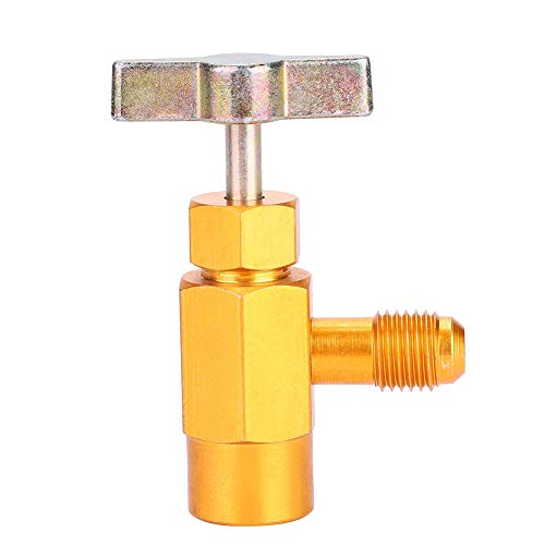 Fydun Can Tap Valve Kältemittelspender Tool Messing mit Tankadapter Für R-134a R-134 AC Kältemittelhahn 1/2 "Acme Gewinde Valve Tool Fydun Can Tap Valve Kältemittelspender Tool Messing mit Tankadapter Für R-134a R-134 AC Kältemittelhahn 1/2 "Acme Gewinde Valve Tool von Fydun