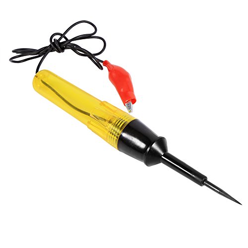 Auto Circuit Tester, Fydun Spannungsprüfgerät 6V 12V 24V DC Spannungsprüfer Motorrad Lkw Volt Tester Prüfstift für Spannungsdurchgangs und Stromprüfgerät von Fydun