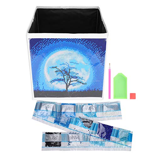 Fydun DIY Diamond Painting Aufbewahrungsbox für Kinder Erwachsene Diamond Painting Handgefertigte stationäre Box Schmuck Aufbewahrungsbox Organizer, DIY Diamond Painting Kits (unvollendet) von Fydun