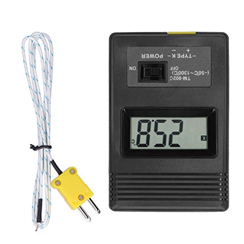 Fydun Digitale Temperaturmesser LCD -Anzeigeumgebung Thermometer für Fischpools Keramik Metall Schmelzen von Fydun