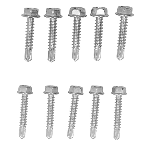 Fydun Edelstahl -Selbstkippschraube Sortiment Starke Hexkopfmetall -Bohrer -Schrauben 100pcs 4,2 X 25 Mm 4,8 X 25 Mm Fydun Edelstahl -Selbstkippschraube Sortiment Starke Hexkopfmetall -Bohrer -Schrauben 100pcs 4,2 X 25 Mm 4,8 X 25 Mm von Fydun