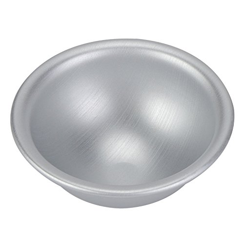 Fydun Halbkugel Kuchenform 1 Stück Halbkreisförmige Aluminiumlegierung Halbkugel 10cm Chiffon Kuchenform für die Herstellung von Weichen Süßigkeiten Kuchen Pudding Gebäck von Fydun
