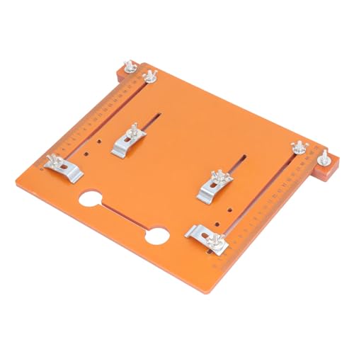 Fydun Holzbearbeitungs -Router -Tisch -Einsatzplatte Kreisförmige Sägenplatte Basis Zum Schneiden von Trimmmaschinen 25x28 Cm von Fydun