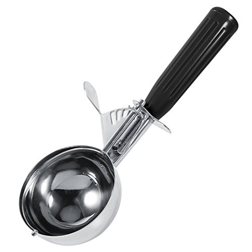 Ice Cream Scoop Dishers Löffel Cookie Scoop Icecream Scooper Teig-Cupcake-Spender in Lebensmittelqualität Home Restaurant Kitchen Tool(4.7CM-Schwarz) von Fydun