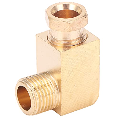 Fydun Ölrohranpassungs -Ellbogen Messing Rechteckig Blockanschluss Adapter Rohrverbindung Hardware -Werkzeuge (PL610) von Fydun