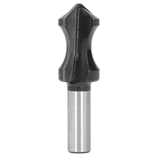 Fydun Runde Schaftrouter Bit 1/2in Rillenschneider -Werkzeug für Holzbearbeitung Schwarz von Fydun