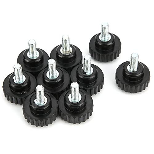 Fydun Spannknopf Jig Drehmaschine Handgriff Twist Mutter M6x 25 15 Schwarz 10Pcs von Fydun